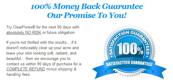 Clearpores-90-day-money-back-guarantee