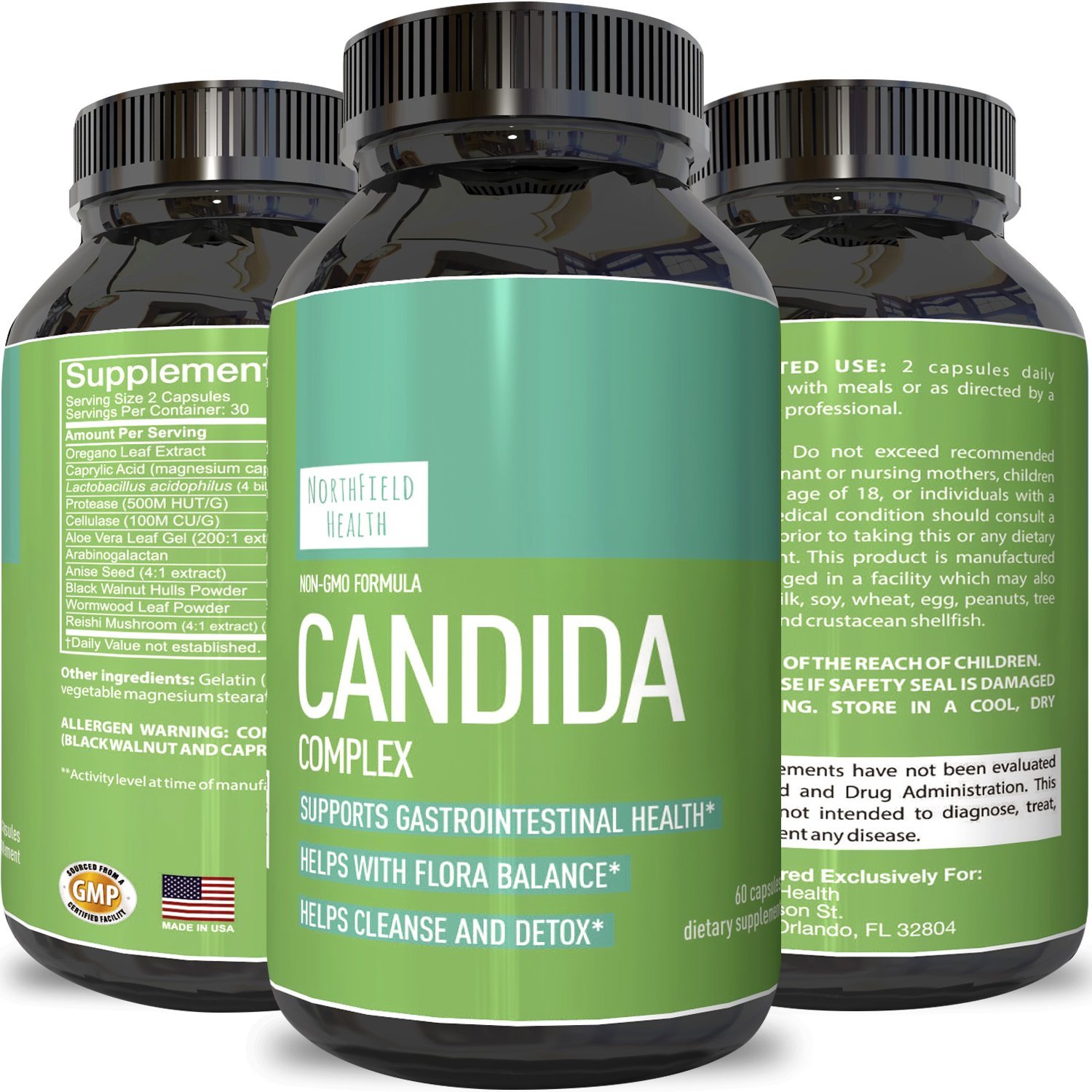 Candida Detox Cleanse Complex With Probiotics Digestive
