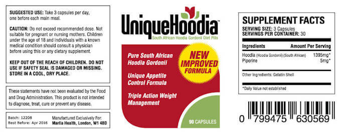 Unique-Hoodia-diet-pills-ingredients